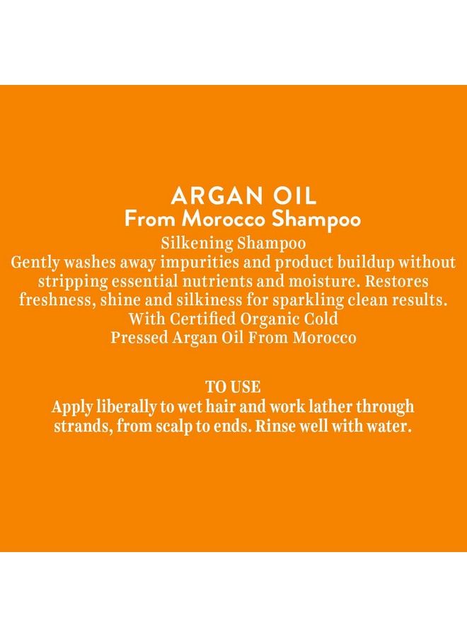 Argan Oil Hair Shampoo From Morocco (Cleans Strengthens And Shines Hair) 300Ml (Pack Of 2)