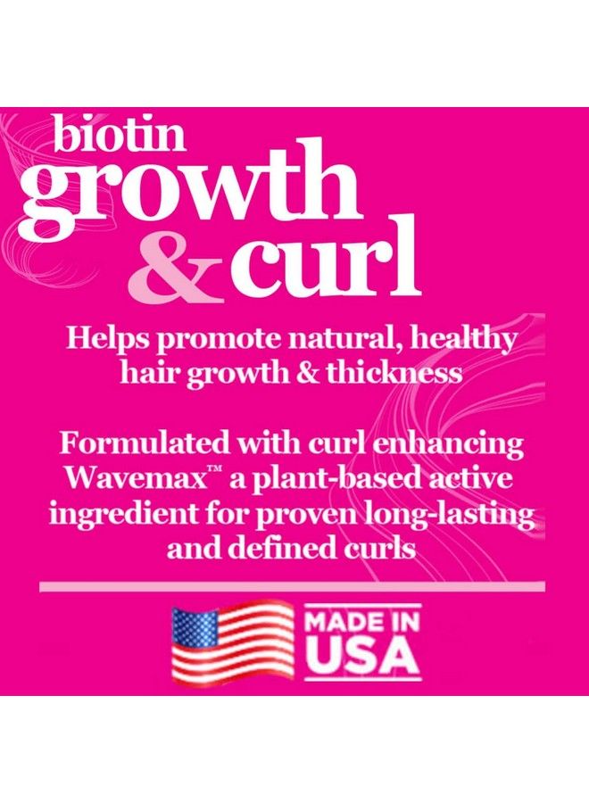 Biotin Growth & Curl Premium Hair Oil 7.1 Oz. - Deluxe 2-Pc Gift Set