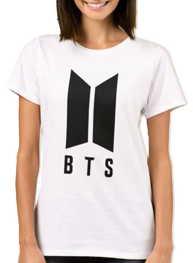 BTS Band Graphic T-Shirt White