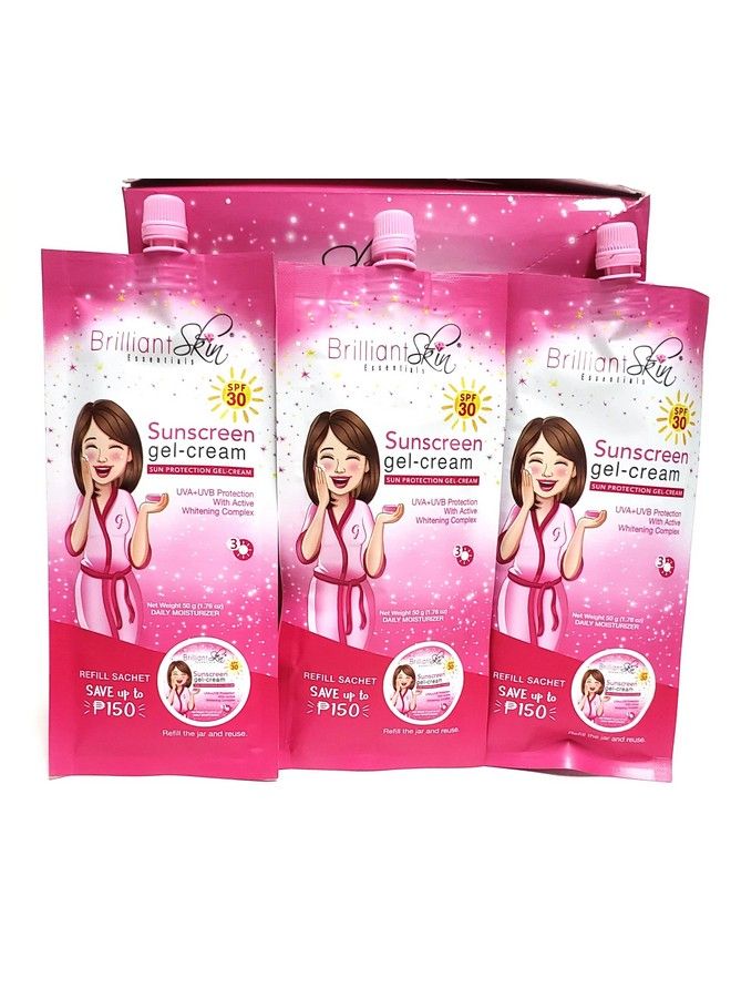 Sunscreen Gelcream Spf 30 Sachet Size 50 Gram (Pack Of 3)