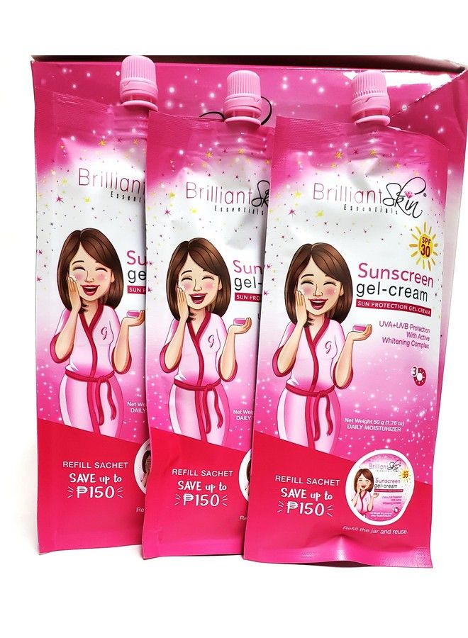 Sunscreen Gelcream Spf 30 Sachet Size 50 Gram (Pack Of 3)