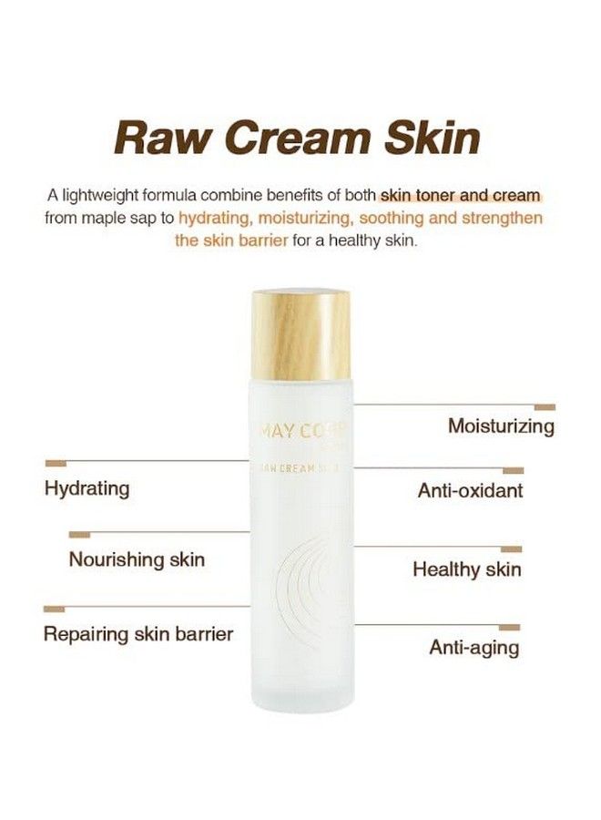 Maycoop Facial Essence Toner 3.71 Fl. Oz Face Moisturizer Skincare Raw Cream Skin Korean For Dry And Combination Skin Types From Natural Ingredinets Clean Beatuy