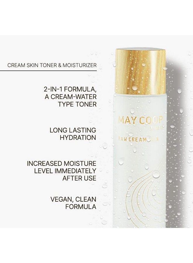 Maycoop Facial Essence Toner 3.71 Fl. Oz Face Moisturizer Skincare Raw Cream Skin Korean For Dry And Combination Skin Types From Natural Ingredinets Clean Beatuy