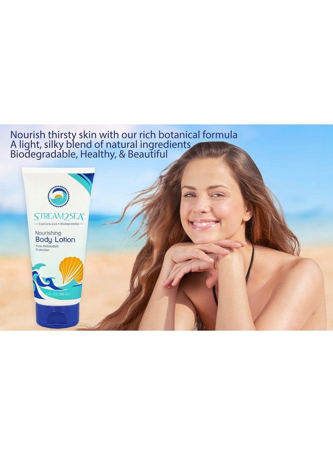 Nourishing Body Lotion For Dry Skin | 32 Fl Oz Vitamin E Squalene Reef Safe And Paraben Free After Sun Moisturizing Body Lotion | Nourish & Protect Skin From Sun Exposure & Dry Weather By Stream2Sea