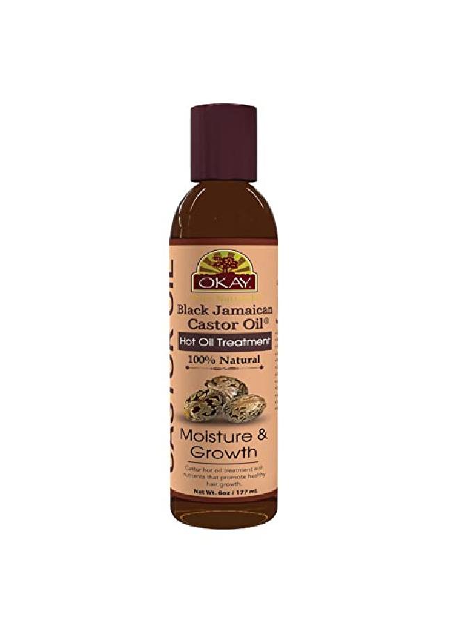 Black Jamaican Castor Oil Hot Oil Treatment Helps With Hair Growth Restores Damaged Hair Siliconeparaben Free For All Hair Types And Textures Made In Usa 6Oz