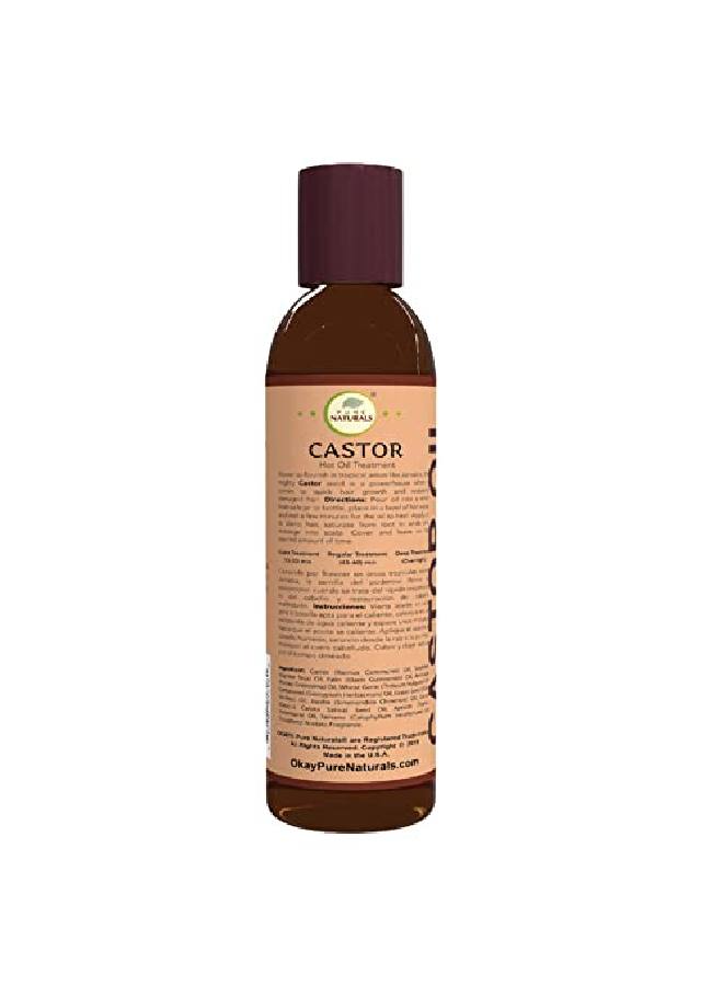 Black Jamaican Castor Oil Hot Oil Treatment Helps With Hair Growth Restores Damaged Hair Siliconeparaben Free For All Hair Types And Textures Made In Usa 6Oz