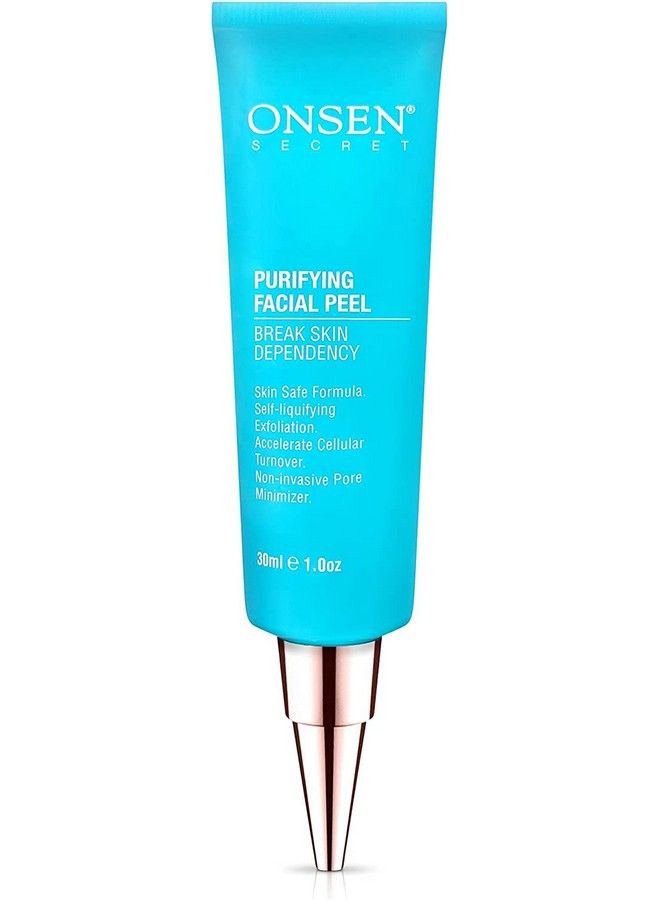 Onsen Exfoliating Peeling Gel Daily Gentle Face Exfoliator Dark Spot Remover Organic Facial Peel For Sensitive Skin Natural Whitening Peeling Gel For Women 1 Fl Oz/30 Ml