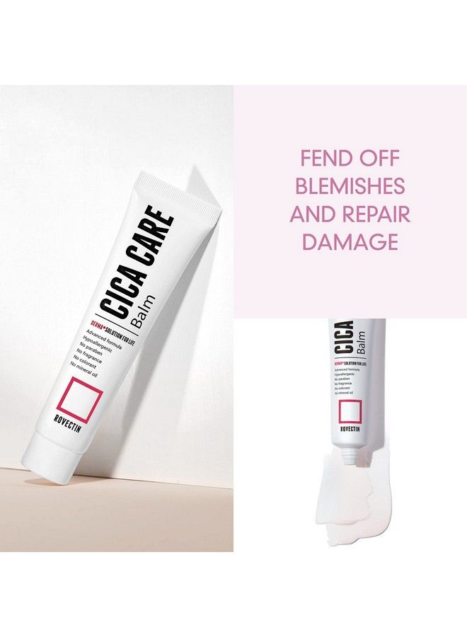 ] Cica Care Face Balm Soothing And Skin Repairing Cica Cream For Acne Prone And Sensitive Skin With Calamine And Madecassoside (1.4 Fl Oz)