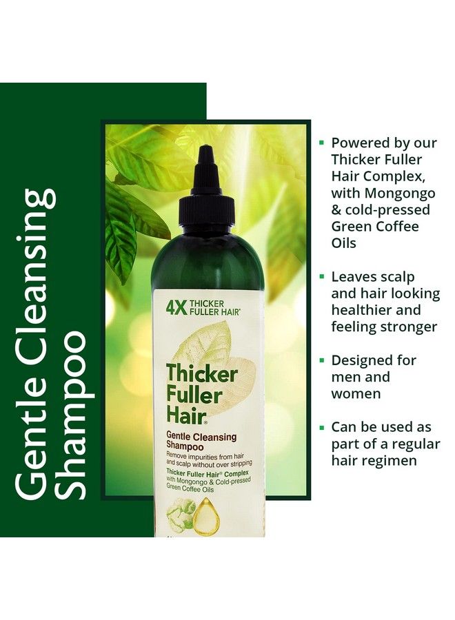 Gentle Cleansing Shampoo Advanced Thickening Solution 12Oz Removes Impurities From Hair And Scalp Mongongo And Green Coffee Oils Fortify Hair And Reduce Breakage