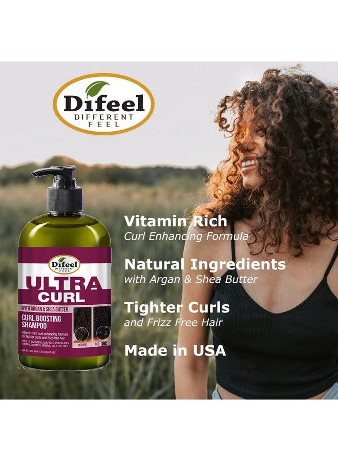 Ultra Curl With Argan & Shea Butter Curl Boosting Conditioner 12 Oz.