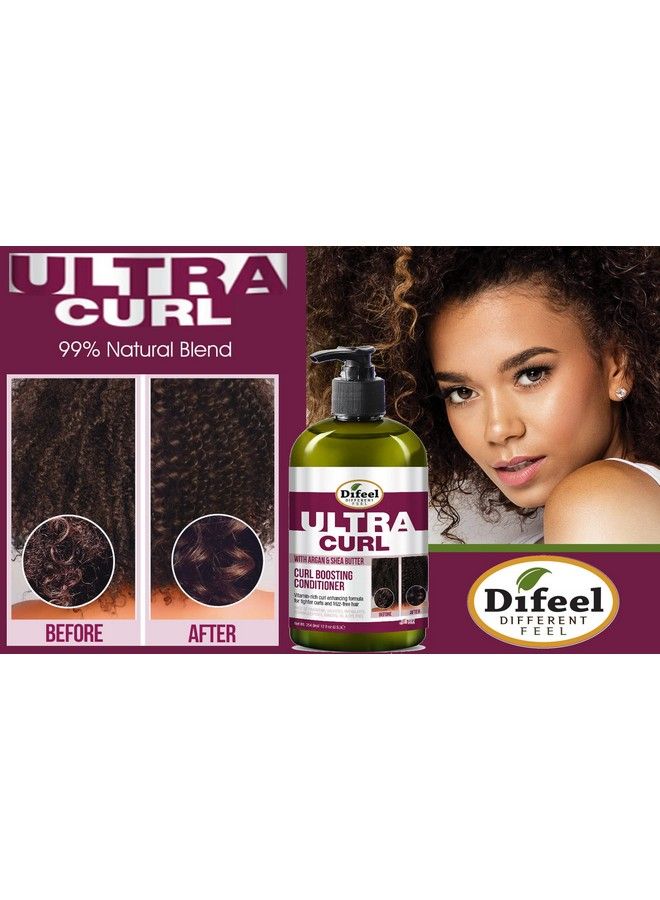 Ultra Curl With Argan & Shea Butter Curl Boosting Conditioner 12 Oz.