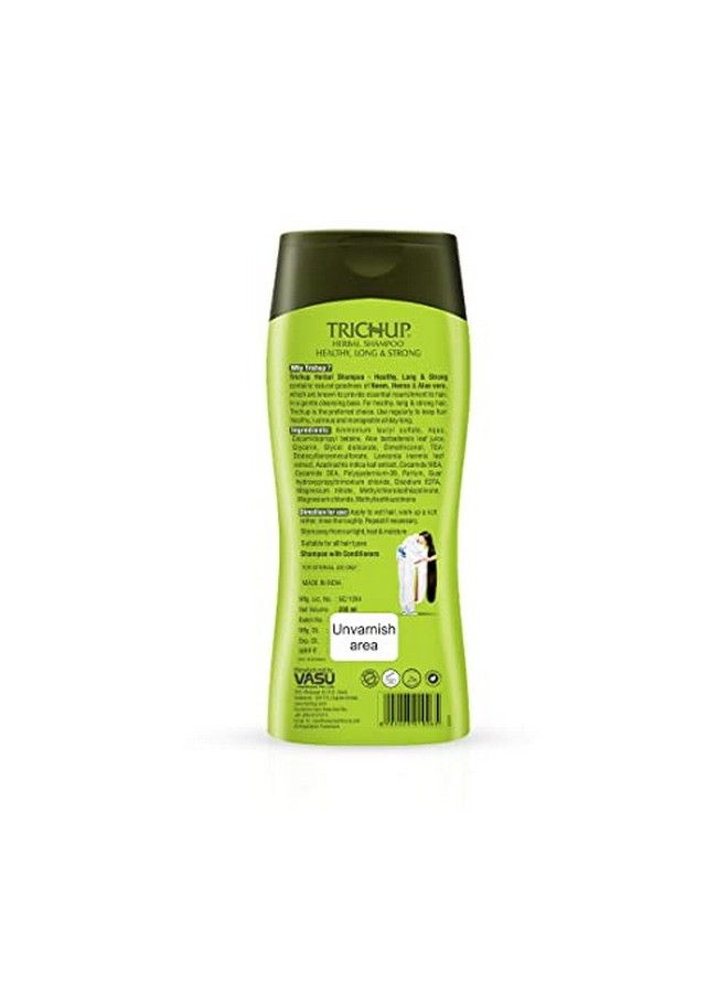 Healthy Long & Strong Hair Shampoo With The Natural Goodness Of Aloe Vera Neem & Henna (200Ml) (Pack Of 3)