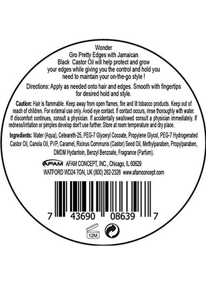 Jamaican Black Castor Oil Edge Gel For Extreme Hold 2.4 Oz Soften & Control Hair