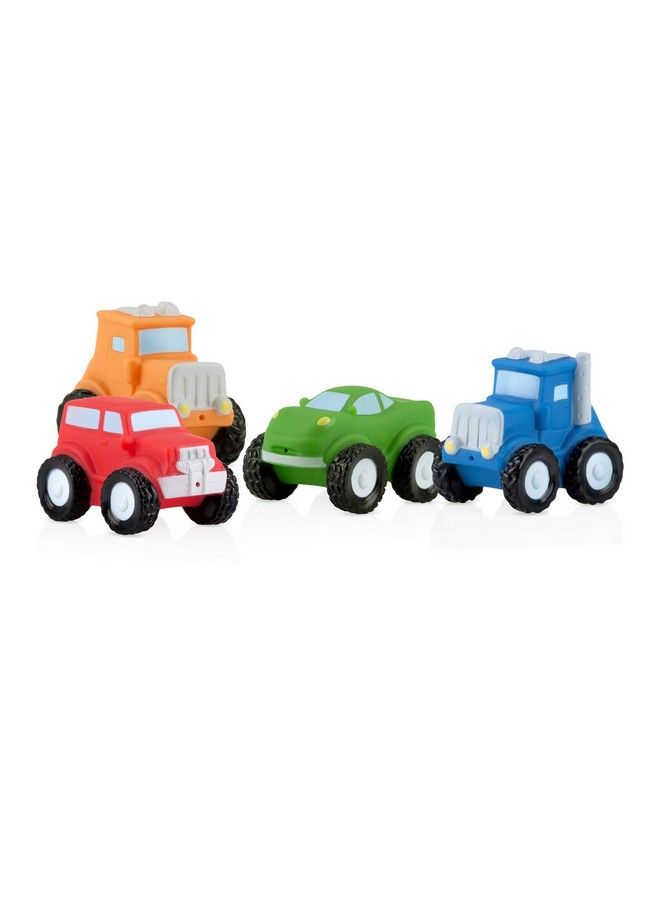 Squirt Wheels Bath Toys 4 Count (Pack Of 1)