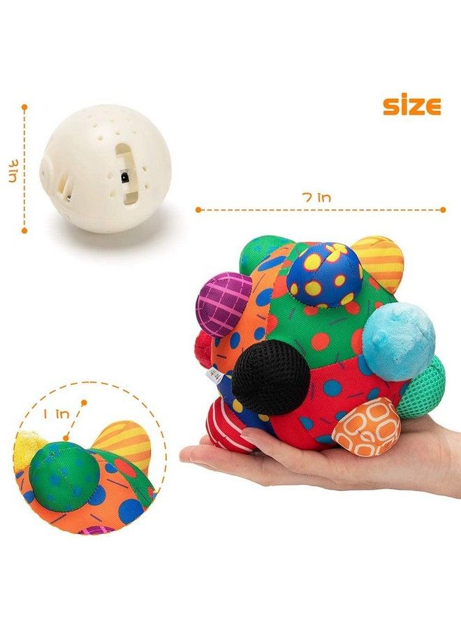 Baby Music Shake Dancing Ball Toy Developmental Bumpy Ball Sensory Soft Toys Easy To Grasp Bumps Help Develop Motor Skills For Girls And Boys Ages 12 Months And Up