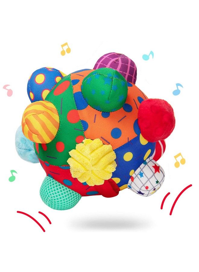 Baby Music Shake Dancing Ball Toy Developmental Bumpy Ball Sensory Soft Toys Easy To Grasp Bumps Help Develop Motor Skills For Girls And Boys Ages 12 Months And Up