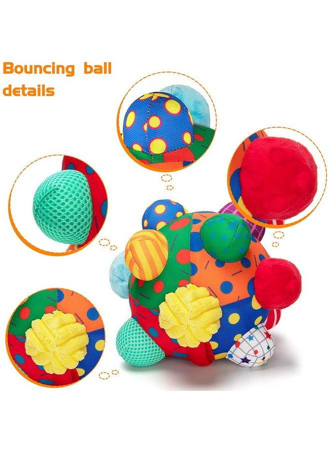 Baby Music Shake Dancing Ball Toy Developmental Bumpy Ball Sensory Soft Toys Easy To Grasp Bumps Help Develop Motor Skills For Girls And Boys Ages 12 Months And Up