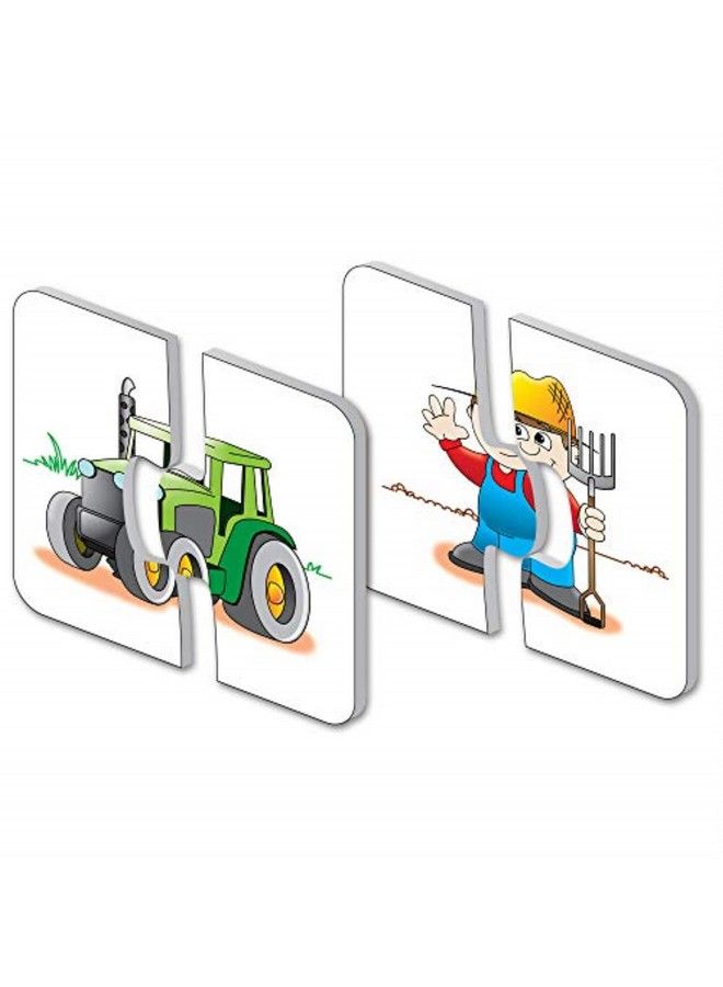 : My First Match It On The Farm 15 Selfcorrecting Farming Image Matching Puzzles White