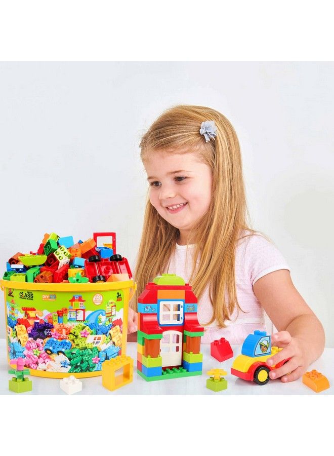 Large Building Blocks Set 94 Pcs Classic Big Blocks Stem Toy Bricks Kids Preschool Toy Early Learning First Building Blocks Ideal Great Gift For Toddler Boys Girls Age 345678+