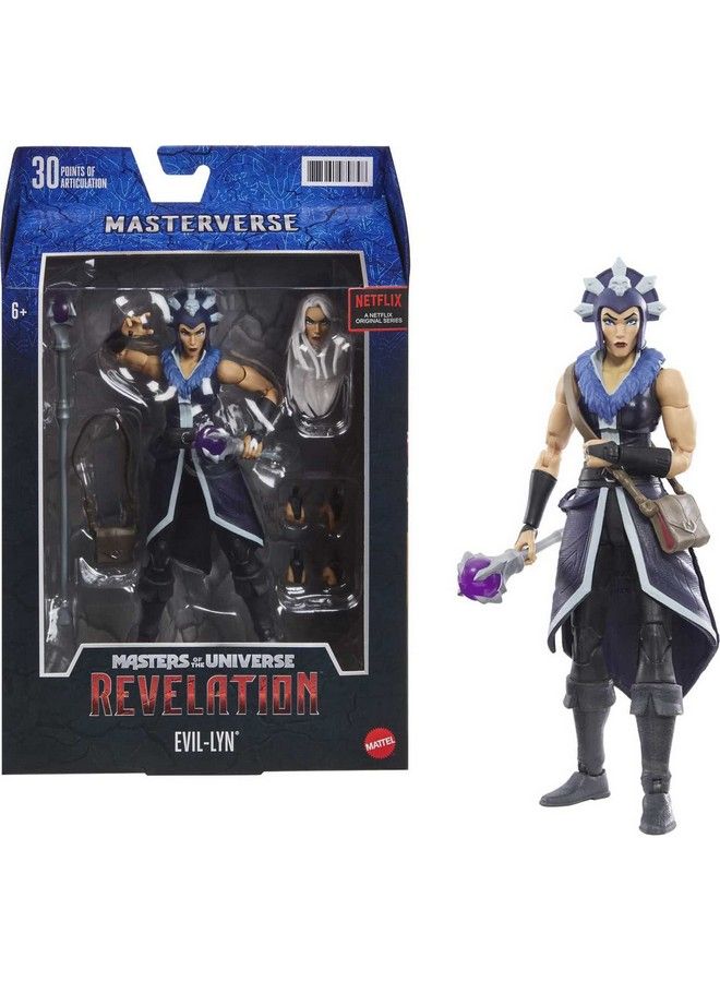 Masterverse Collection Revelation Evillyn 7In Motu Battle Figure For Storytelling Play And Display Gift For Kids Age 6 And Older And Adult Collectorsgyv12