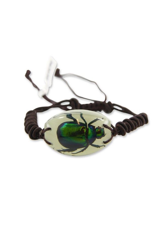 Chafer Beetle Bracelet Glow In The Dark 10 Inches Green