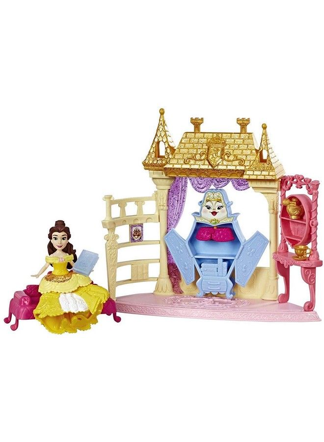 Royal Chambers Playset And Belle Doll Royal Clips Fashion Oneclip Skirt