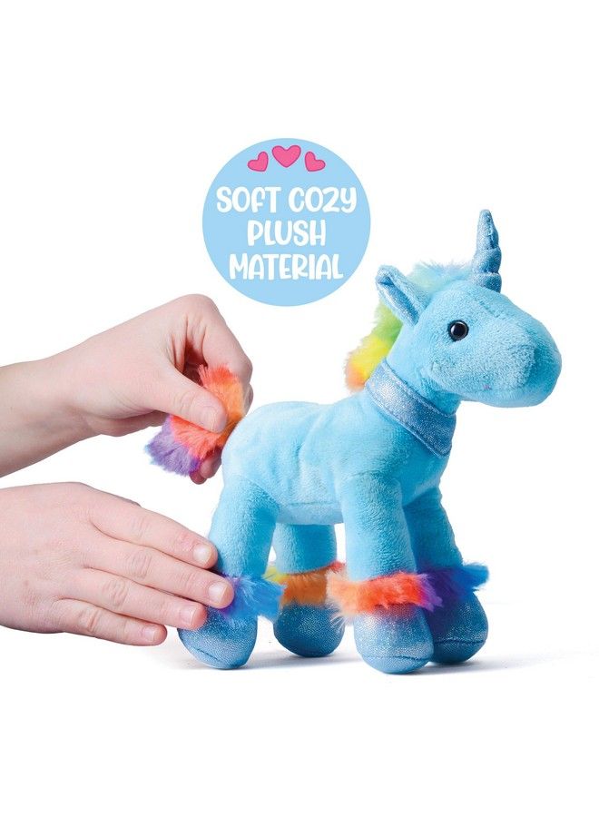 Unicorn Stuffed Animals (4 Cute Plush Unicorns Gifts For Girls) Machine Washable Unicorn Toys For Girls & Boys Of All Ages