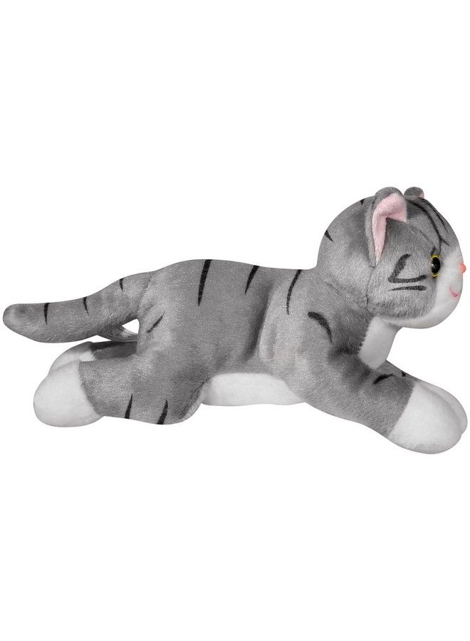 Plush Cat Stuffed Animal Super Soft Huggable Cat Toy For Baby Toddler Boys & Girls Snuggle Cuddle Plush Cat Stuffed With Pp Cotton Great Gift Idea For Birthdays And Holidays 10 Inches