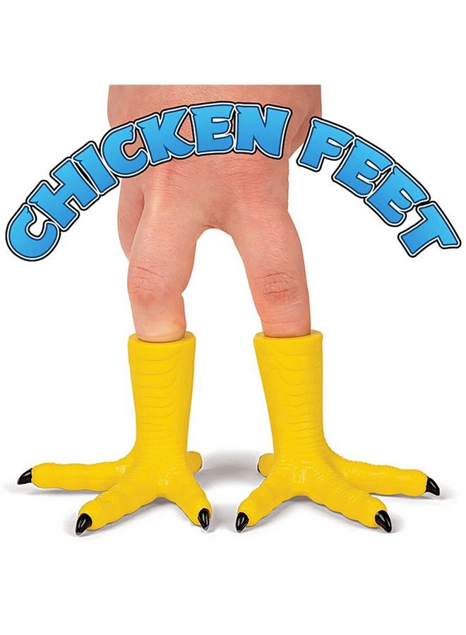 Archie Mcphee Chicken Feet Finger Puppets (Set Of 2)