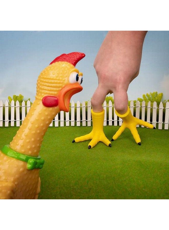 Archie Mcphee Chicken Feet Finger Puppets (Set Of 2)