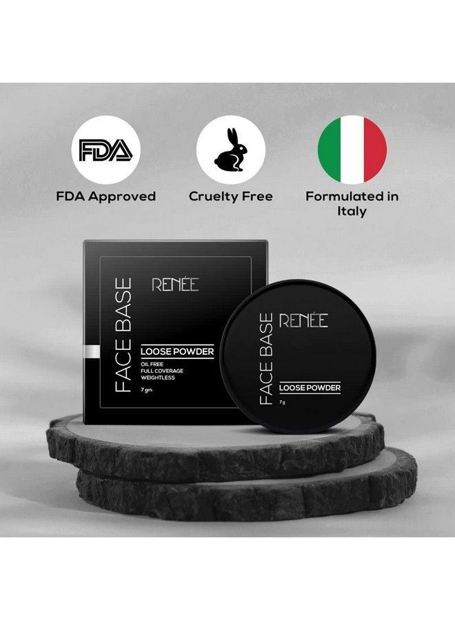Face Base Loose Powder Translucent 7Gm ; Non Sticky Weightless Matte Finish Excellent Payoff Enriched With Vitamin E