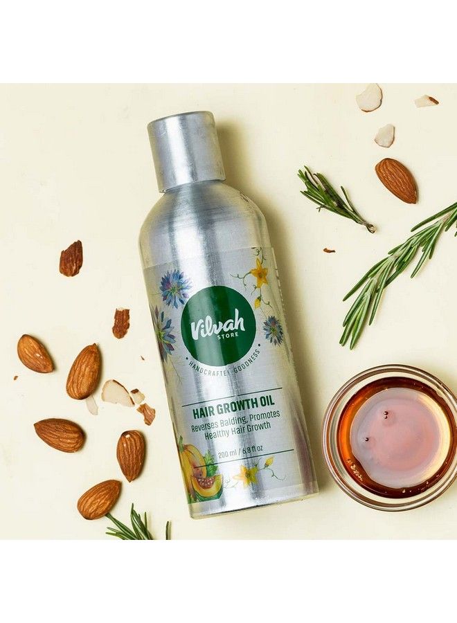 Hair Growth Oil ; With Black Seed Oil Extracts ; Reduces Hair Fall And Rejuvenate Hair And Scalp ;100% Natural Oils Vitamin E ; For Men & Women ; 100 Ml