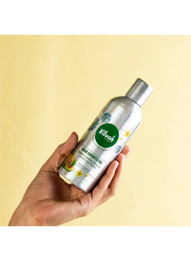 Hair Growth Oil ; With Black Seed Oil Extracts ; Reduces Hair Fall And Rejuvenate Hair And Scalp ;100% Natural Oils Vitamin E ; For Men & Women ; 100 Ml