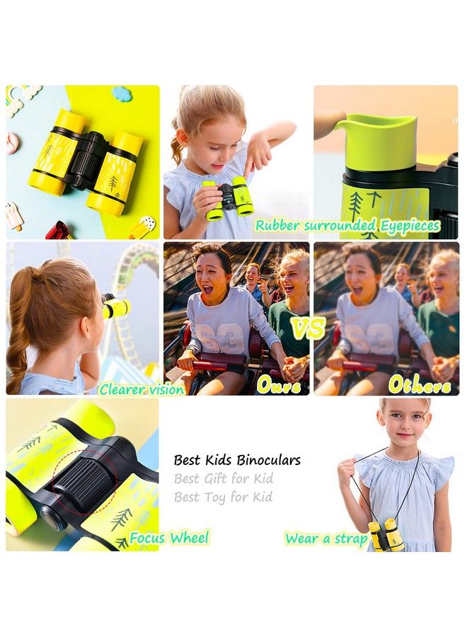 Kid Binoculars High Resolution Best Gifts For 312 Years Boys Girls Optics Shockproof Mini Compact Binocuolar Toys Folding Small Telescope For Bird Watching Camping Outdoor Play