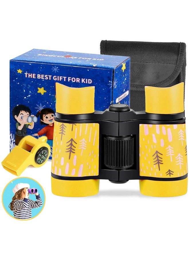 Kid Binoculars High Resolution Best Gifts For 312 Years Boys Girls Optics Shockproof Mini Compact Binocuolar Toys Folding Small Telescope For Bird Watching Camping Outdoor Play