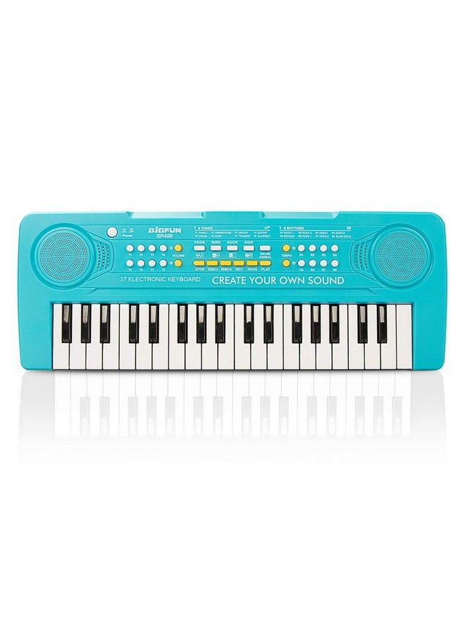 Kid Keyboard Piano 37 Keys Keyboard Piano Kids Multifunction Music Educational Instrument Toy Keyboard Piano For 3 4 5 6 7 8 Girls And Boys (Blue)