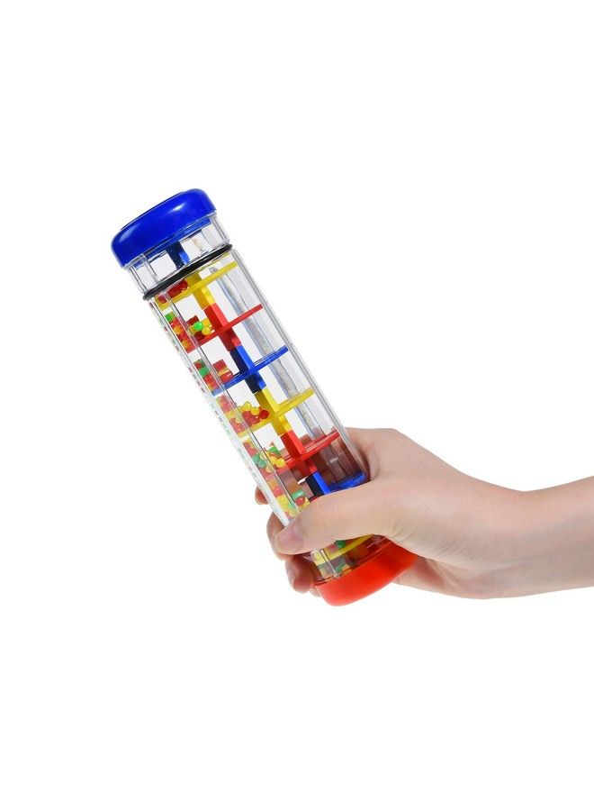 2 Pack Rainmaker Rain Stick Toy 8 Inch Rainstick Musical Instrument For Babies Toddlers And Kids Sensory Developmental Shaker
