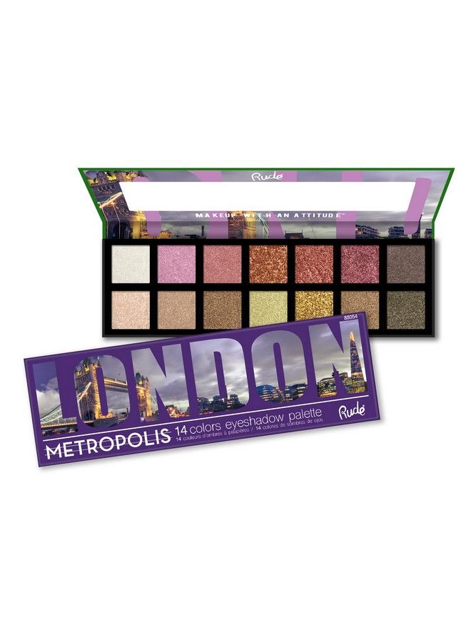 Cosmetics Metropolis 14 Color Eyeshadow Palette London