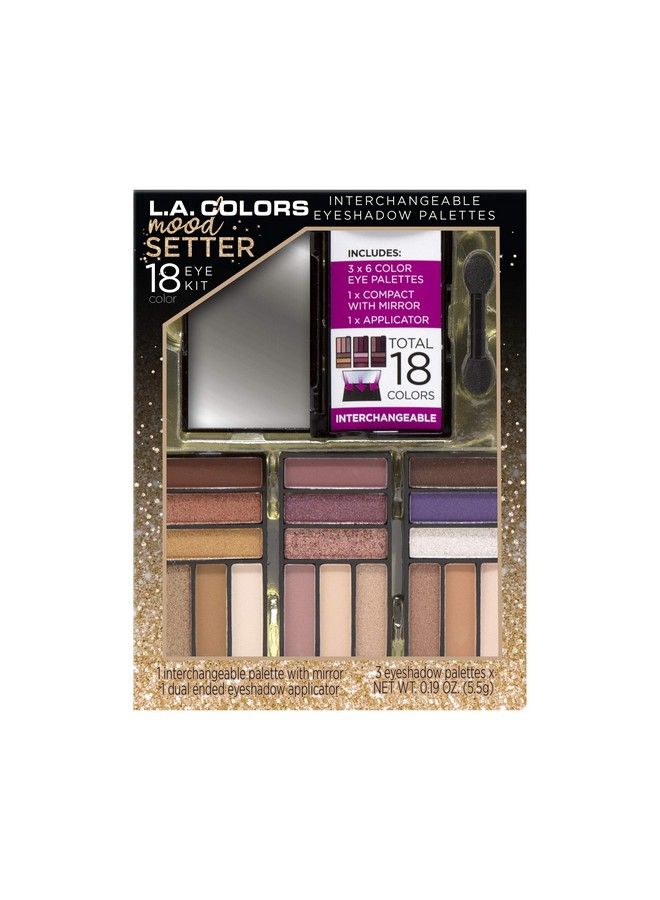 18 Color Moodsetter Eyeshadow Amazed Multicolor 16.5 G Matte & Shimmery Finish