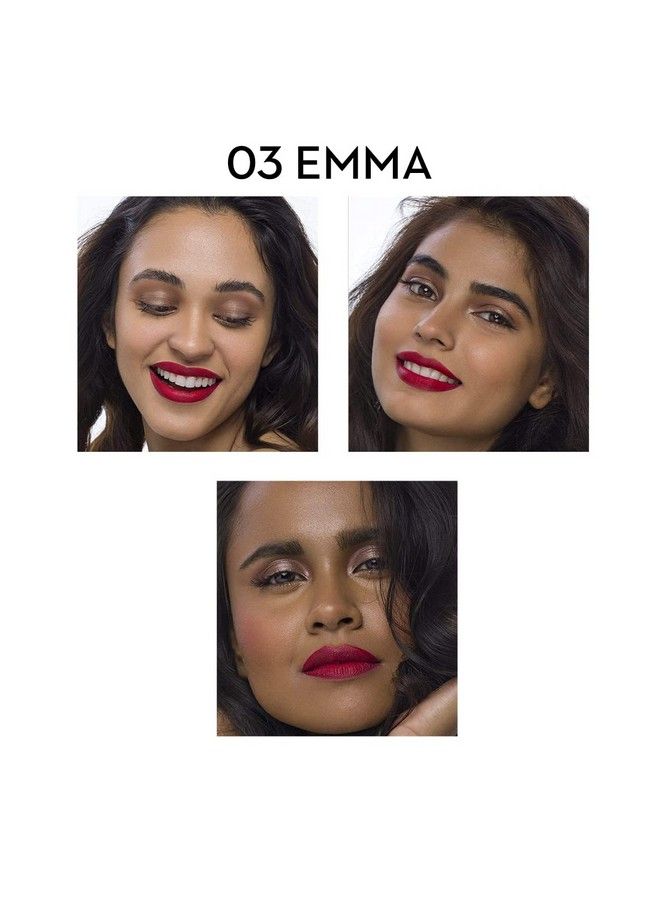 Mettle Satin Lipstick 03 Emma (Reddish Brown) 2.2 Gms Waterproof Longlasting Lipstick For A Silky And Creamy Finish Lasts Up To 8 Hours