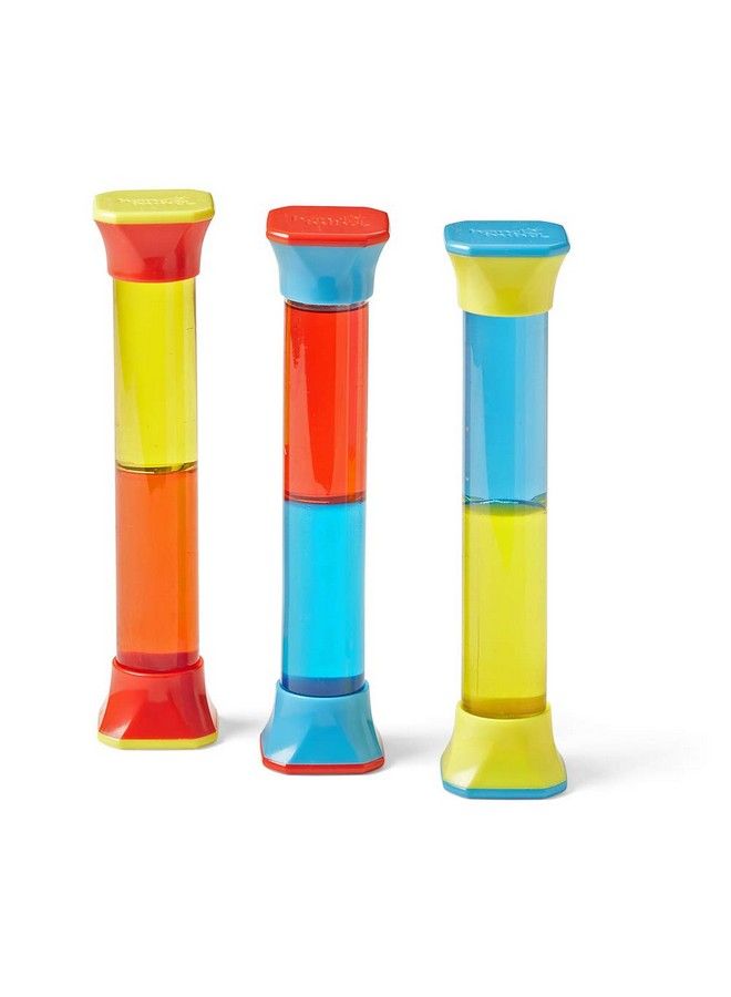 Colormix Sensory Fidget Tubes Calming Toys For Kids Occupational Therapy Toys Sensory Play Therapy Toys Stress Relief Toy Comfort Items For Anxiety Calm Down Corner Supplies (Set Of 3)