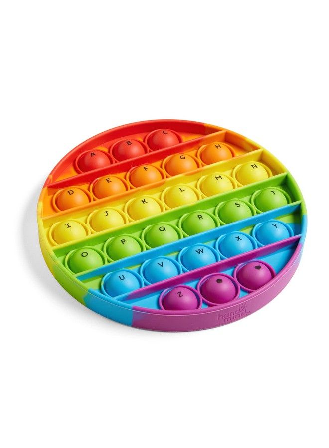 Alphabet Sensory Bubble Poppers Push Pop Fidget Toy Letter Practice For Preschoolers Toddler Alphabet Learning Abc Toys Fine Motor Toys Science Of Reading Manipulatives (Set Of 6)