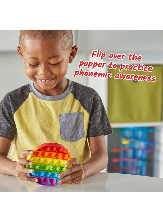 Alphabet Sensory Bubble Poppers Push Pop Fidget Toy Letter Practice For Preschoolers Toddler Alphabet Learning Abc Toys Fine Motor Toys Science Of Reading Manipulatives (Set Of 6)