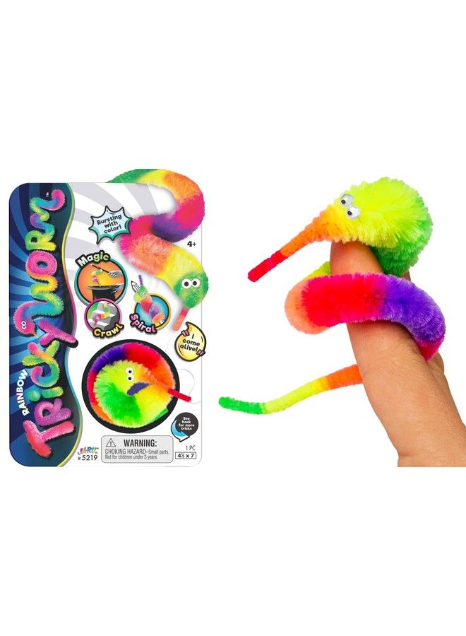 Fuzzy Worms On Strings On A String Magic Worms Fidget Toy (1 Assorted Individually Packed) Wiggly Worm On String Twisty Fuzzy Worm Toys For Kids Party Favors Add Anxiety Relief 52191A