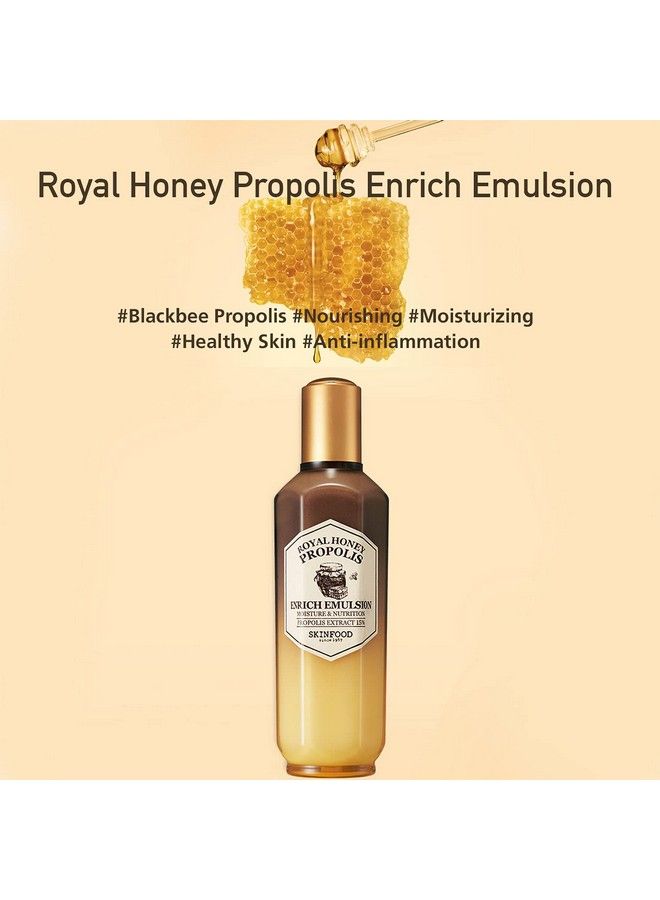 Skinfood Royal Honey Essential Emulsion 160Ml (5.41 Fl.Oz.) Concentrated Aged Honey Skin Nourishing & Hydrating Essential Emulsion Skin Moisturizing & Glowing For Dry And Rough Skin