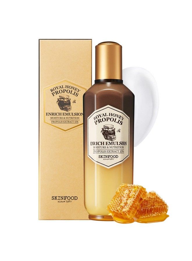 Skinfood Royal Honey Essential Emulsion 160Ml (5.41 Fl.Oz.) Concentrated Aged Honey Skin Nourishing & Hydrating Essential Emulsion Skin Moisturizing & Glowing For Dry And Rough Skin