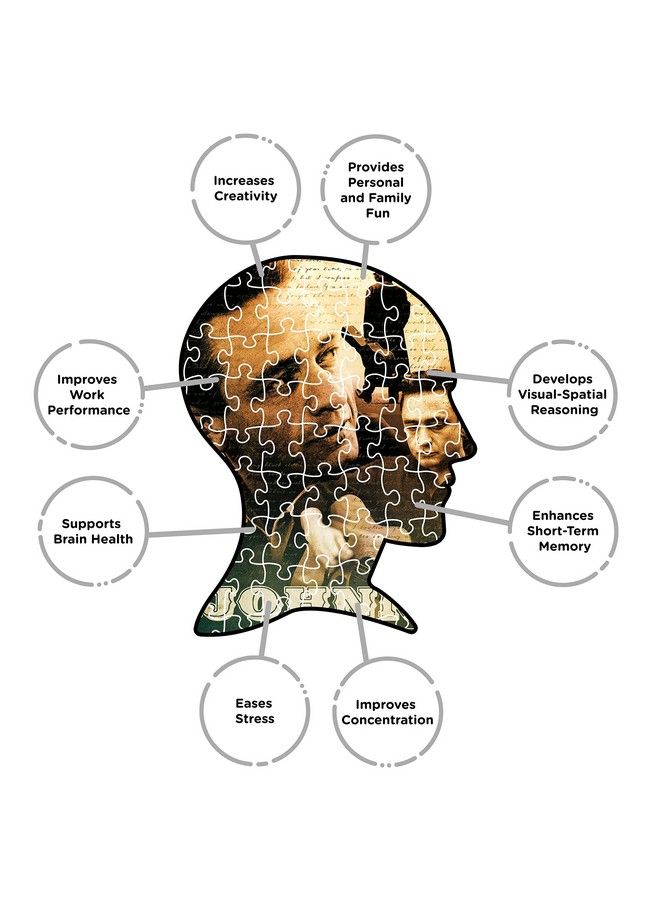 Johnny Cash Puzzle (500 Piece Jigsaw Puzzle) Glare Free Precision Fit Officially Licensed Johnny Cash Merchandise & Collectibles 14 X 19 Inches