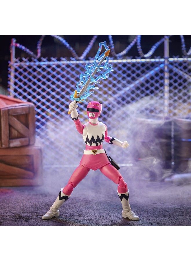 Lightning Collection Lost Galaxy Pink Ranger 6Inch Premium Collectible Action Figure Toy With Accessories Kids Ages 4 And Up