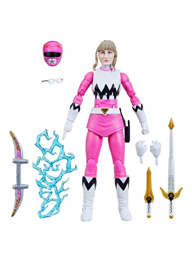 Lightning Collection Lost Galaxy Pink Ranger 6Inch Premium Collectible Action Figure Toy With Accessories Kids Ages 4 And Up