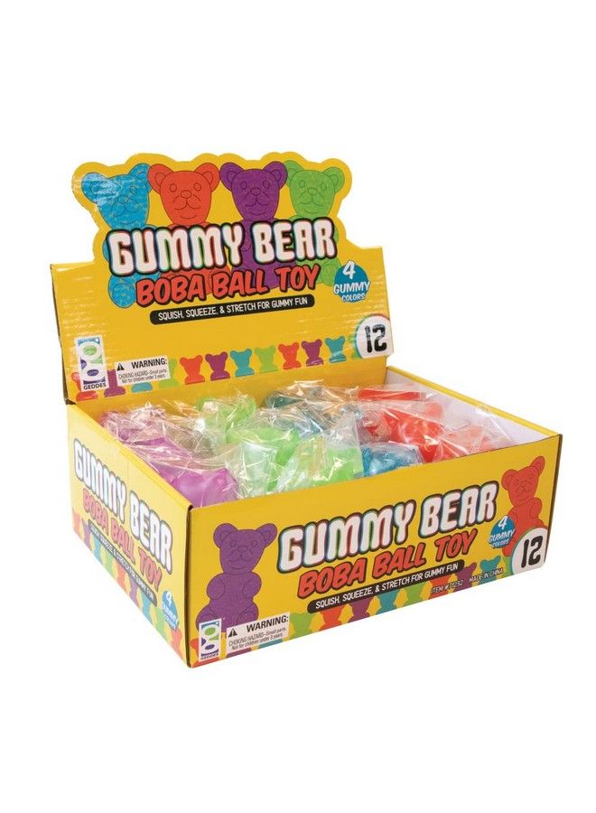 Raymond Geddes Gummy Bear Boba Ball Toy Display Of 12 (71232)